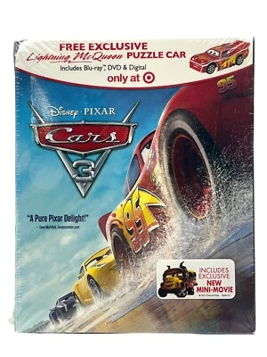 Cars 3 Blu-Ray /DVD Digital + Exclusive Mini Movie Special Edition + Puzzle Car - Image 1 of 3