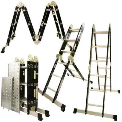 Excel 12 In 1 Combination Foldable 3.5m Multi Step Up, Ladder & Platform, 8077