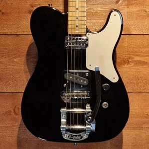 Squier Vintage Modified Cabronita Telecaster; Black with Bigsby (inc Hard Case) - Picture 1 of 6