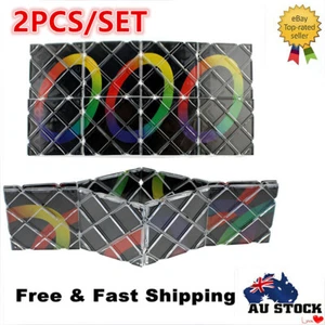 2PCS/SET Folding Puzzle Toy 8 Panel 3 Ring for Rubik Master Magic Ghost Hand AU - Picture 1 of 13