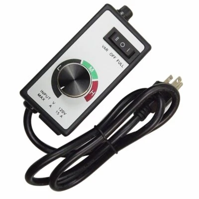 Newest For Router Fan Variable Speed Controller Electric Motor Rheostat AC 120V - Image 1 of 4