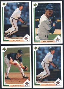 Star Rookies Lot & Top Loaders 1991 Upper Deck Baseball Lot 2 - Duplicate inc - Picture 1 of 2