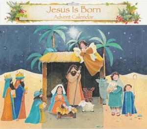 Adventskalender - mit Umschlag - Jesus wird geboren - 8,25"" x 11,75"" - EB11462 - Bild 1 von 1