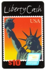 $10. Estatua de la Libertad (2ª Serie de Juicio) #92102 Exp. Tarjeta inteligente 3/1/98 USADA - Imagen 1 de 2