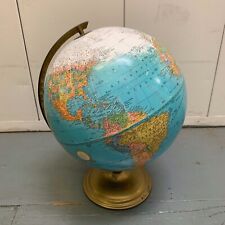 Cram's Imperial World Globe Vintage Map History Geography Europe Travel Trip Fly