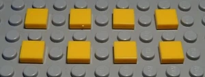 Lego Fliese - Kachel 1x1 Dunkelgelb 8 Stück - Bild 1 von 1