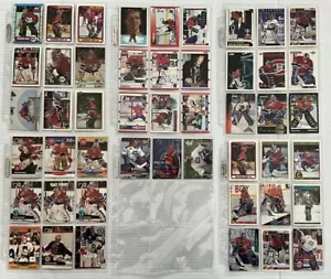 Lote de 48 tarjetas de hockey de Patrick Roy en páginas ultra profesionales de 9 bolsillos - excelente estado - Imagen 1 de 14