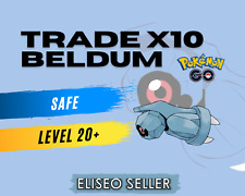 Trade Beldum x10 - Pokemon Beldum x10 GO - Chance Lucky - Pre Metagross