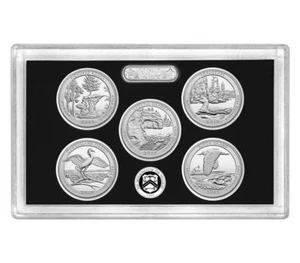 S National Park America the Beautiful 2018 juego de prueba de plata como nuevo en lentes de plástico - Imagen 1 de 7