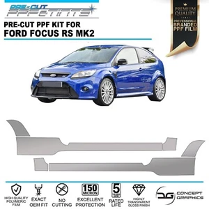 Película protectora de pintura con astillas de piedra falda lateral PPF para Ford Focus RS mk2 - Imagen 1 de 3