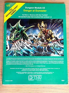 Rare DANGER AT DUNWATER Advanced Dungeons & Dragons Modul U2 DnD d&d 9064 - Bild 1 von 12