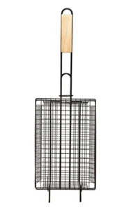 Farberware Barbecue Shaker Basket with Lid, Black - New - Picture 1 of 4