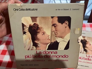 Pellicola super 8 "La donna piu' bella del mondo" V. Gassman Gina Lollobrigida - Imagen 1 de 2