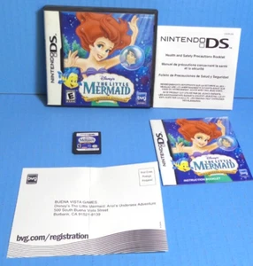 THE LITTLE MERMAID ARIEL'S UNDERSEA ADVENTURE Nintendo DS COMPLETO CON MANUAL - Imagen 1 de 1