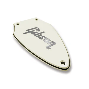 3 Ply Parchment Truss Rod Cover for Gibson Flying V + Chrome Decal Made In USA - Picture 1 of 5