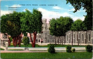 Postal vintage de la prisión estatal de Kansas Lansing Kansas KS 1943 Y739 - Imagen 1 de 2