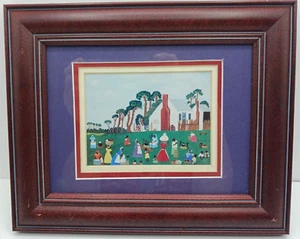 Jackie Haliburton Artwork "Woman's Work is Never Done" Matted and Framed - Picture 1 of 12