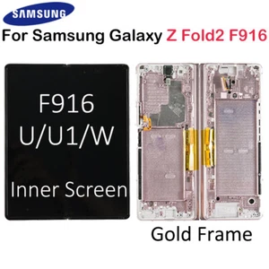 Gold For Samsung Galaxy Z Flod2 5G F916 Inner OLED Screen LCD Display Assembly - Picture 1 of 8