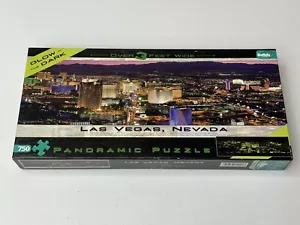 750 Piece Jigsaw Puzzle Las Vegas Panoramic Over 3 ft Wide - Picture 1 of 9
