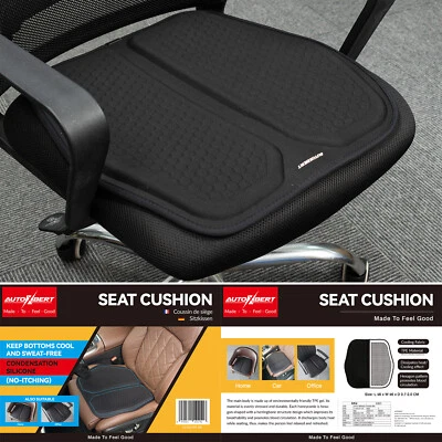 AUTOXBERT Honeycomb Breathable Gel Seat Cushion Cooling Sitting Mat Pad Home Office Chair