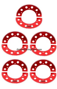 #35 Chain Sprocket Go Kart Racing 61-65 Tooth Mini Bike Gear Hub Split Sprockets - Picture 1 of 2