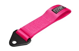 TRS Tow Eye Loop Strap Pink Motorsport MSA Approved Race Rally Track Car - Picture 1 of 9