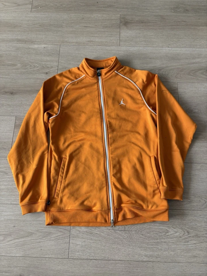 Vintage Nike Air Jordan 2005 20th Anniversary Zip Track Jacket Creamsicle Size M - Image 1 of 4