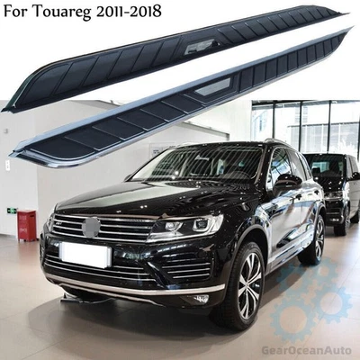 Fits for Volkswagen Touareg 2011-18 Running Board Side Step Nerf Bar Side Stair - Image 1 of 4