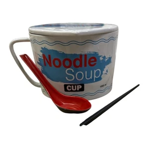 Large Ceramic Ramen Bowl Set with Chopsticks and Spoon – 34 oz - Picture 1 of 2
