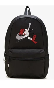 Zaino Jordan Jumpman ragazzo Nike Classics scuola viaggio nero/palestra rosso borsa nuovo - Foto 1 di 9