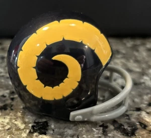 Los Angeles Rams Mini Helm 2-Bar Riddell 2" Pocket Pro Throwback - Bild 1 von 6