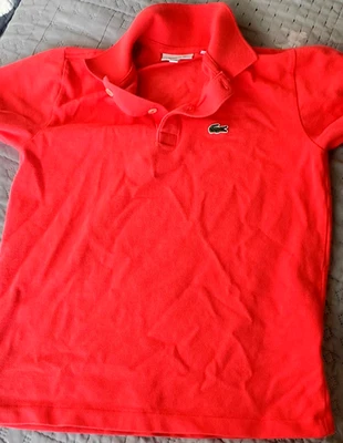 Auténtica Camisa Informal Lacoste Rosa Oscuro Niños Talla 12 Unisex Foto 1 de 3