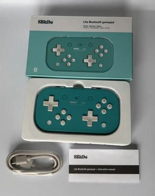 8BitDo Lite Bluetooth Gamepad Controller Türkis Turquoise Edition Switch - Bild 1 von 3
