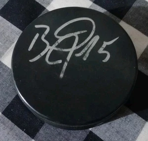 Barrett Jackman signierter Rohling Hockey Puck St Louis Blues - Bild 1 von 1