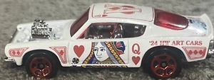 Barracuda King Kuda Plymouth Hot Wheels, blanca, suelta - Imagen 1 de 5