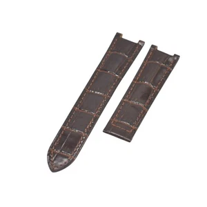 20mm Brown Leather Watch Strap For Cartier Pasha - Picture 1 of 6