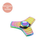 Fidget Spinner Triangle Toy in Rainbow Color for Kids 7+ 6x6x1.5cm