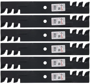6 Rotary® Blades for Exmark® 1-633484 103-2508 103-5218-S 36" 52" 54" Deck - Picture 1 of 7