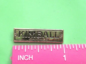 KIMBALL. organ co. CHICAGO- hat pin  tie tac , lapel pin , hatpin GIFT BOXED - Picture 1 of 5