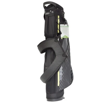 NEW Club Champ Golf Lite Stand / Carry Bag Tracker Series 6.5" 4-Way Top - Black