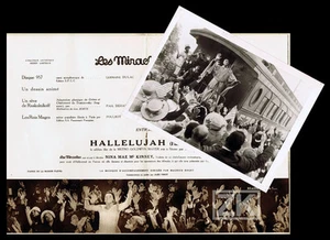 HALLELUJAH US African HAYNES VIDOR Soul McKINNEY Gospel Cinéma MIRACLES 1929  - Imagen 1 de 1