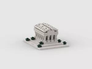 Lego Inspired Roman Parthenon Limited Edition Custom Set w/ Instructions - Picture 1 of 12