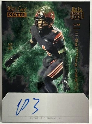2023 Wild Card Matte Rookie Heat - Clark Phillips III RC On Card Auto /5 SSP - Image 1 of 2