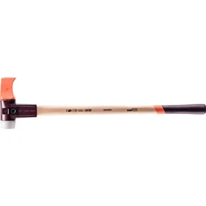 2in1 Simplex Spalthammer Wechselbar Axt GS Hickorystiel Superplastik Einsatz - Bild 1 von 4