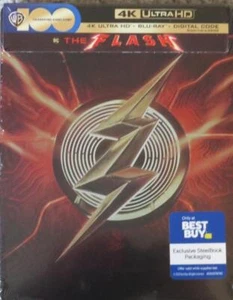 THE FLASH 4K BLURAY STEELBOOK NEW - Picture 1 of 1