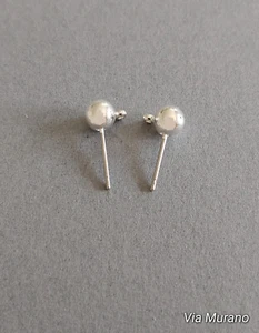 Poste de pendiente de 4 mm con poste de acero inoxidable Elige acabado. Hecho en USA. - Imagen 1 de 7