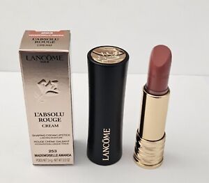 New LANCOME l'Absolu Rouge Lipstick #253 Madamoiselle Amanda Cream Lip Full Size