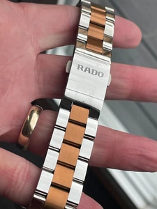 (A771) Neu RADO 21mm Bi Metall Armband für Hyperchrome Uhr - Bild 1 von 6