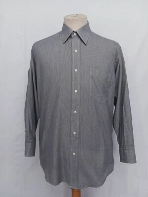 Винтажный ISSEY MIYAKE im продукт серый жаккард сплетенный хлопок смесь мужчин платье рубашка 39 - Изображение 1 из 4