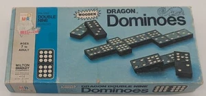 Dominó de colección Milton Bradley Double Nine Dragon #4132 (COMPLETO) - Imagen 1 de 3